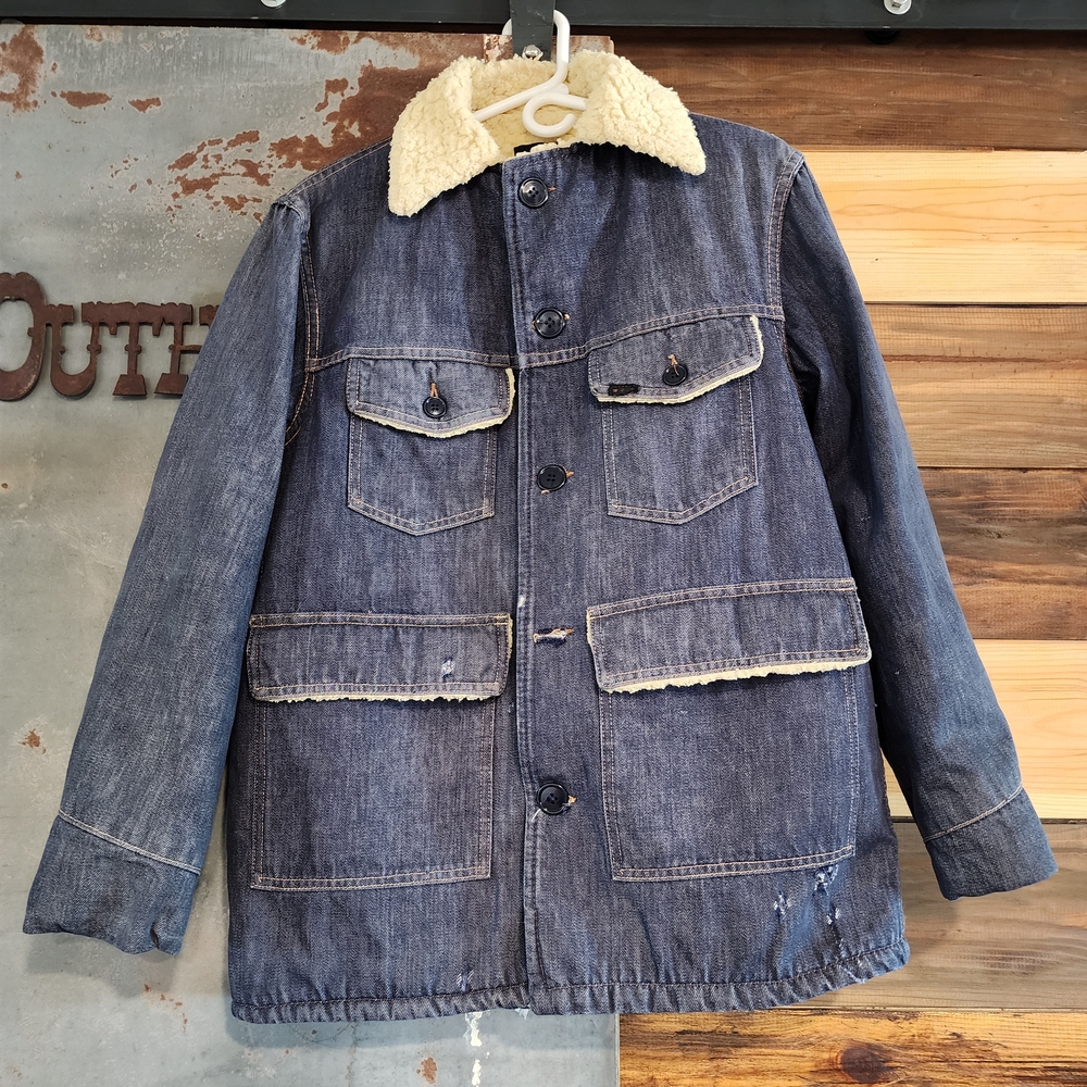 Vintage 1970's Denim Sherpa-Lined Jacket
